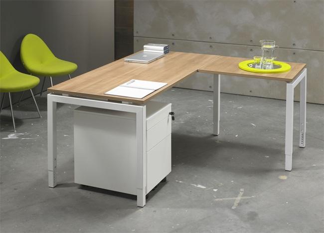 Aanbouwtafel Q-Bic White 80x60cm - Image 2