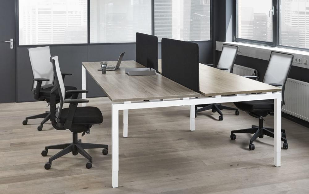 Bench werkplek Q-Bic White 280x165cm - Image 1