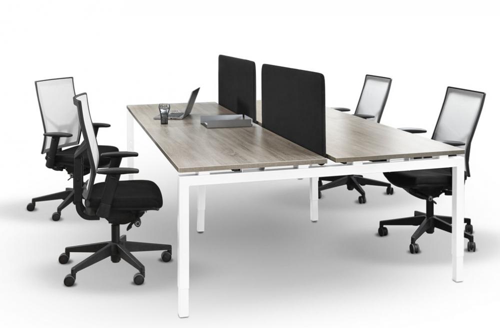Bench werkplek Q-Bic White 360x165cm - Image 3