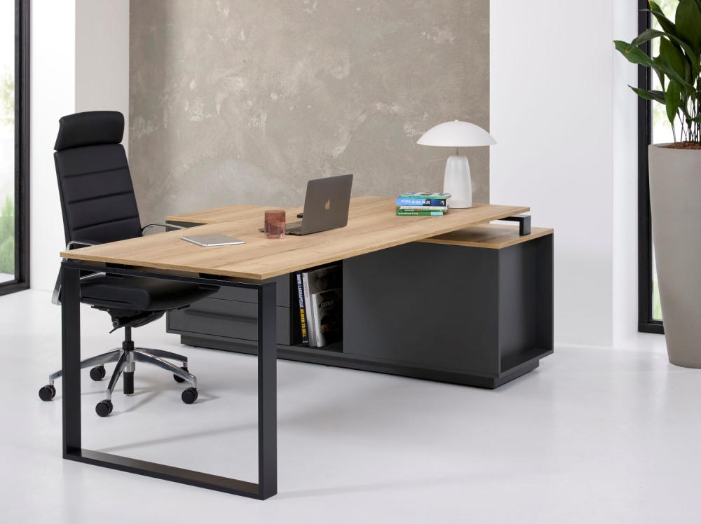 Cube directie bureau 224x180cm - Image 1