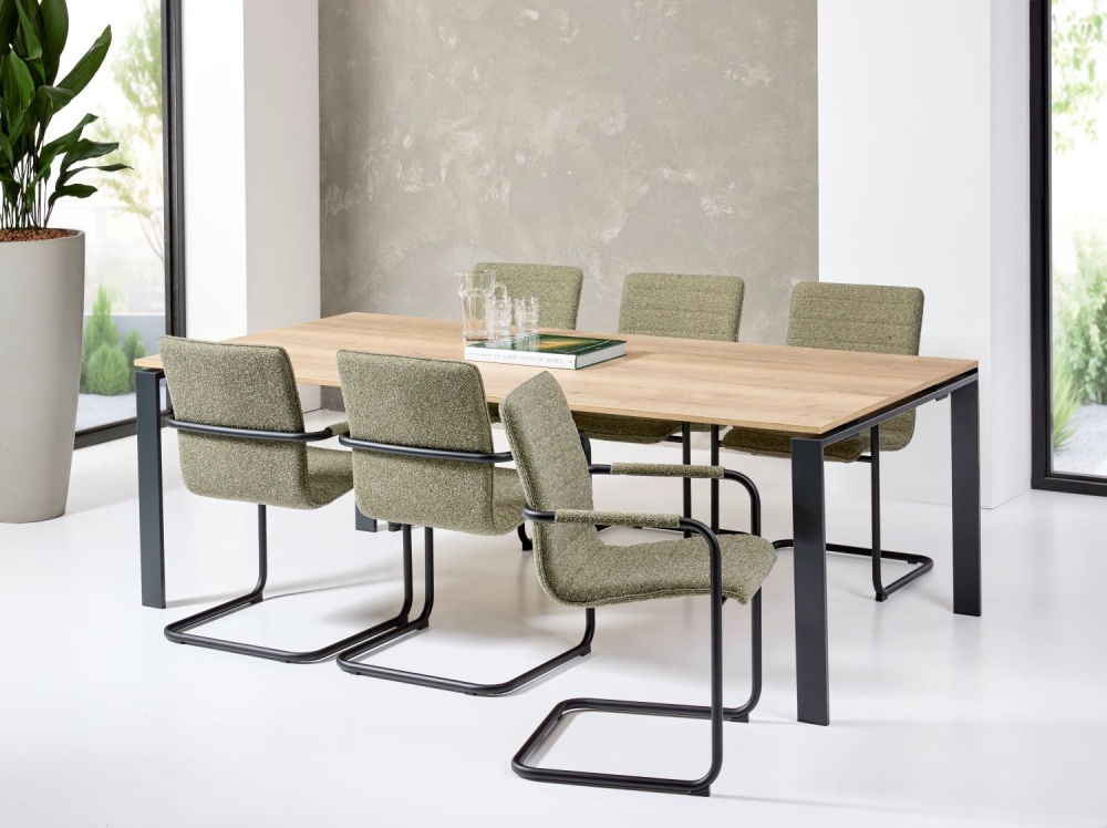 Cube vergadertafel 220x110cm - Image 1