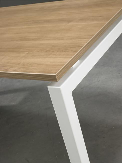 L-bureau met ladenblok White 180x160cm - Image 2