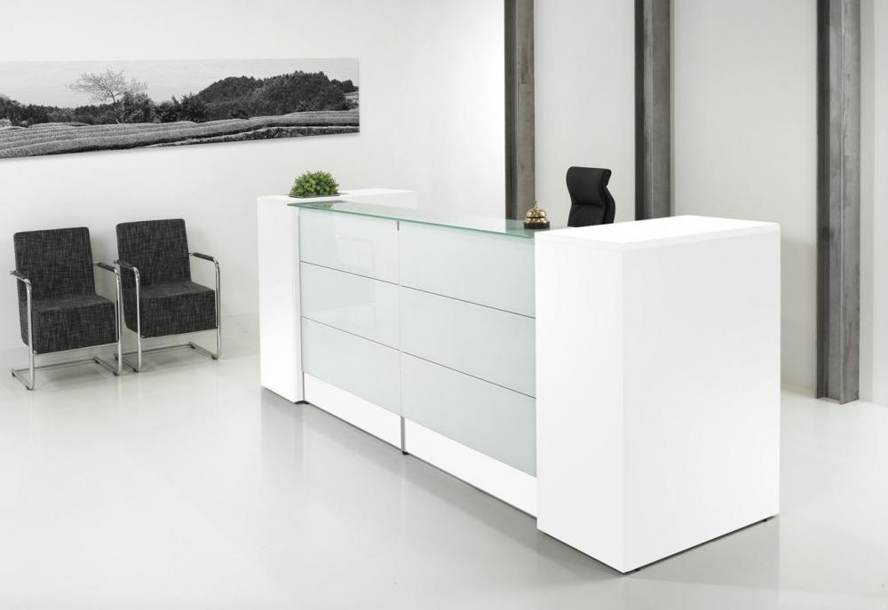 Receptie opstelling- balie Manage-it 288cm Wit