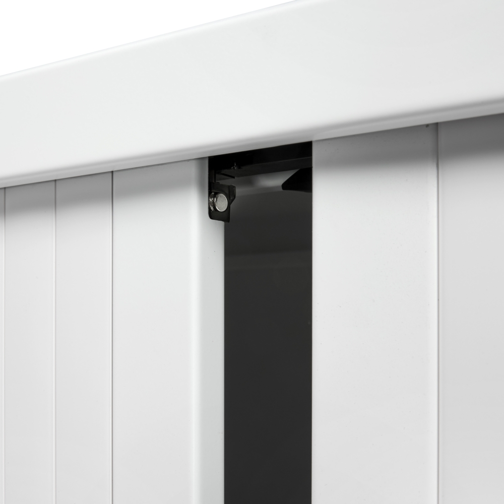 Roldeurkast 118x120x43cm + 2 legborden - Image 3