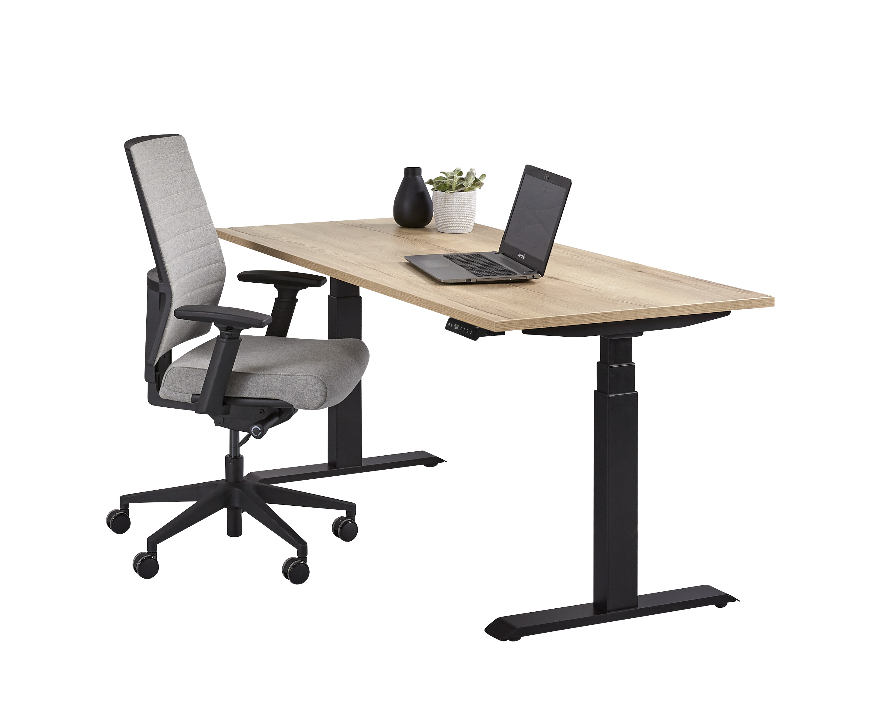 Zit/sta bureau elektrisch | 120x80 cm