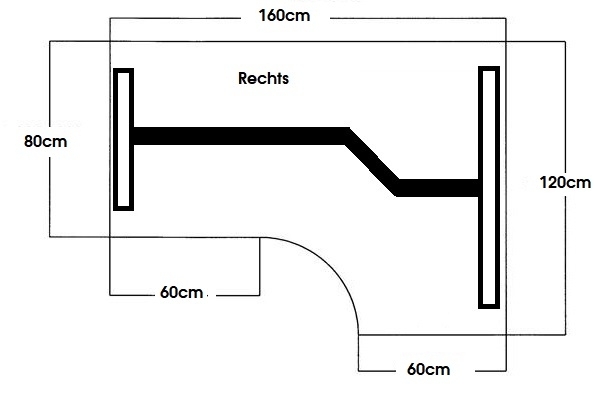 Zit/sta Wing Business elektrisch 160x120 cm - Image 8